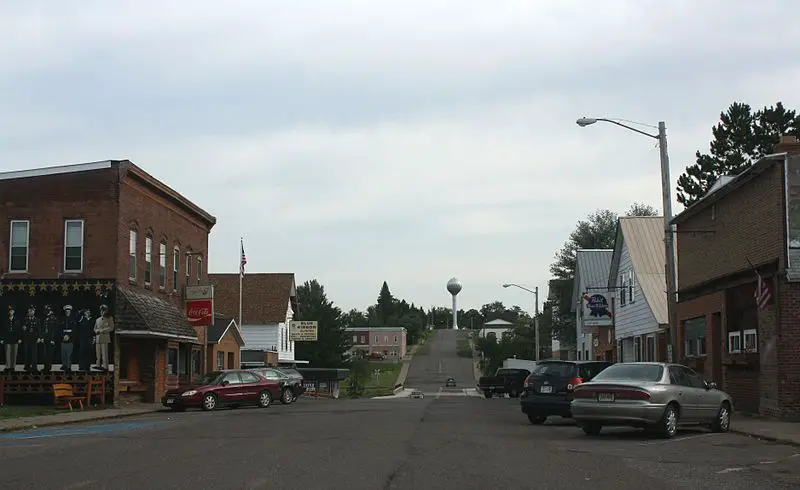 Downtown Glidden, Wisconsin