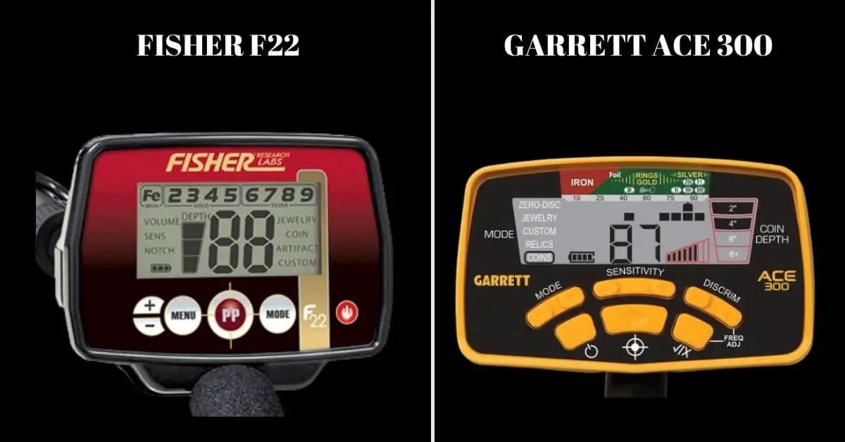 Fisher F22 vs Garrett Ace 300