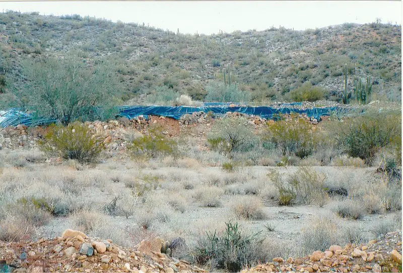 Area where the town of Gillett Arizona once stood.