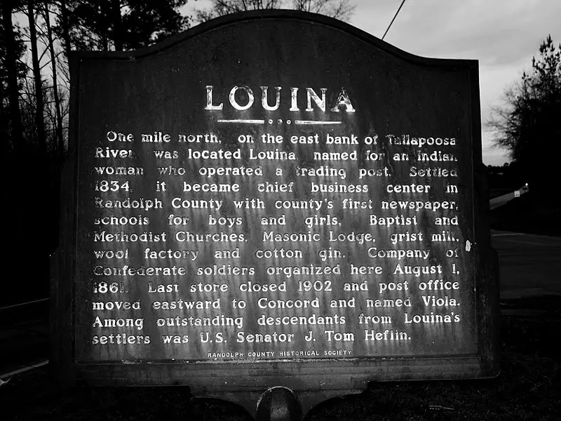 Louina Historical Marker