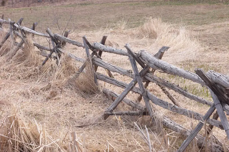 Old wooden fence