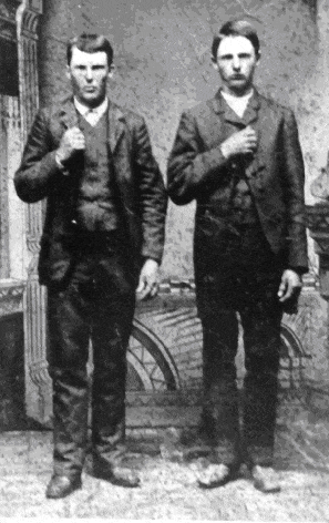 Jesse and Frank James 1872.