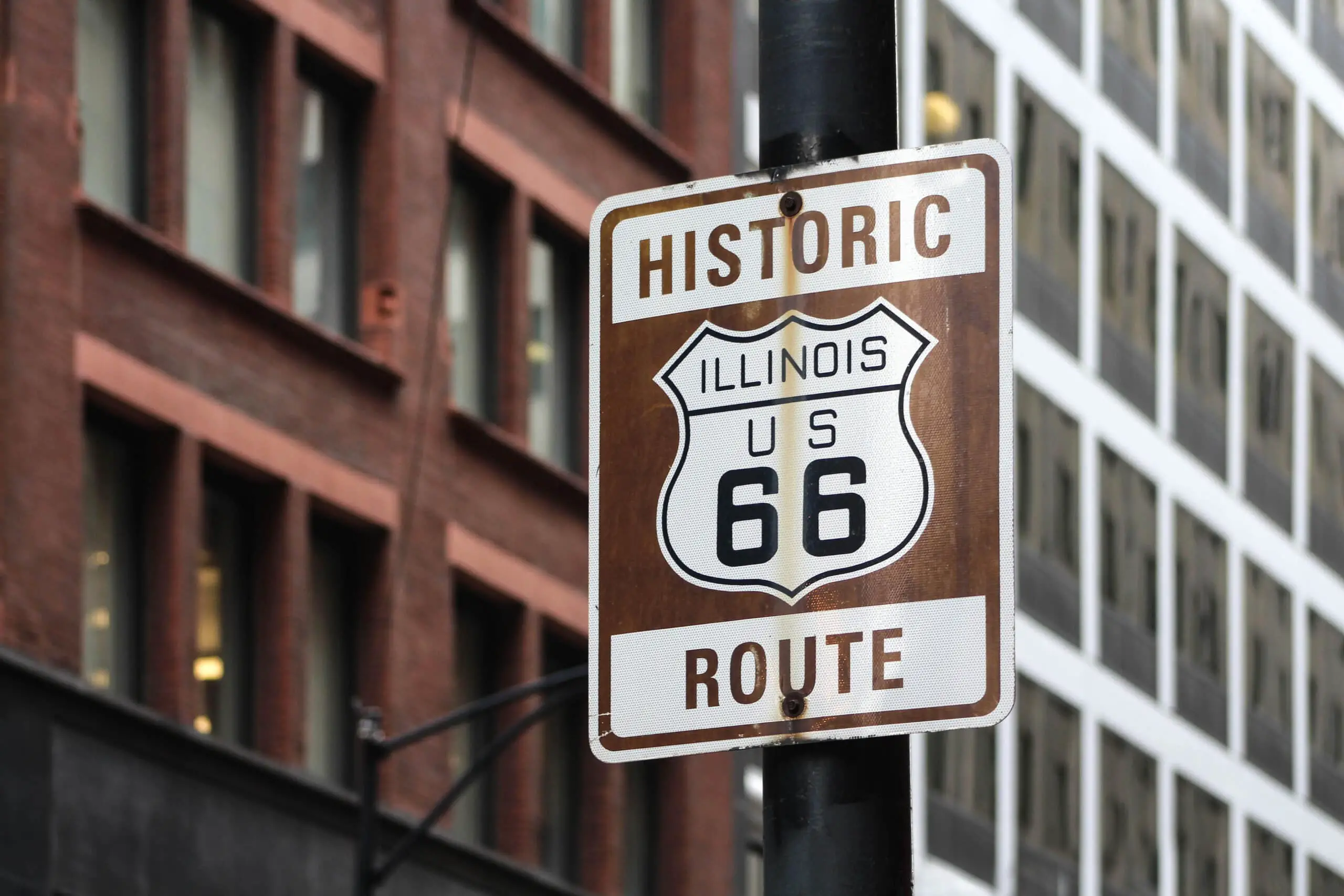 Historic Illinois U.S. 66 Sign