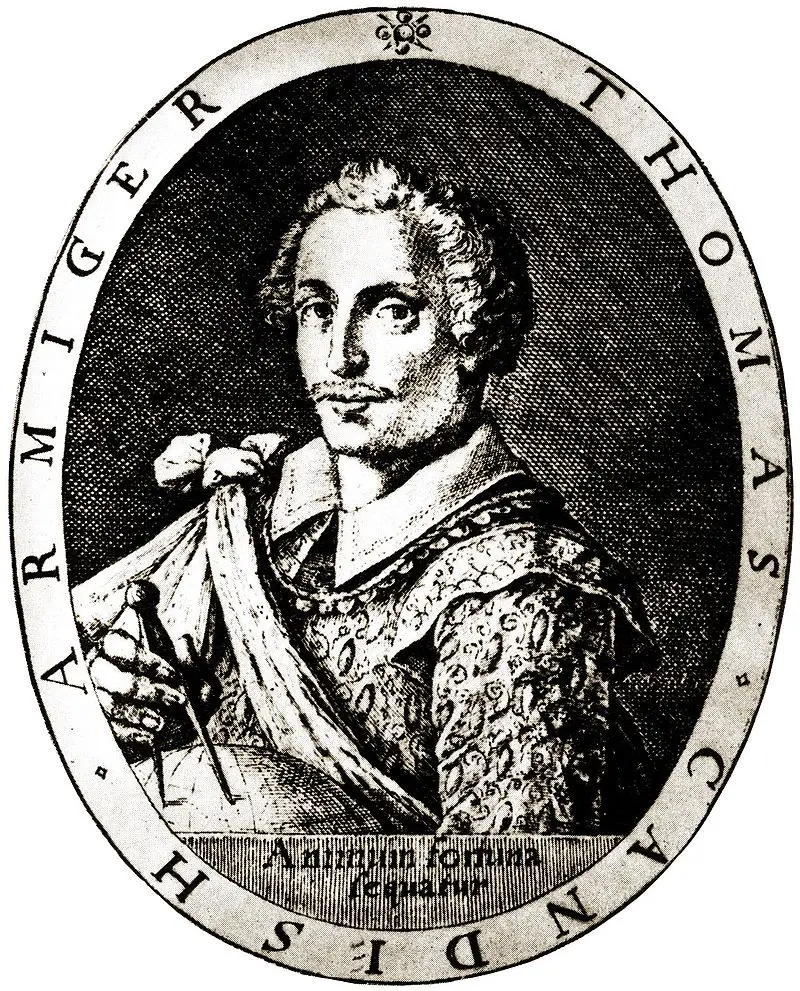 Portrait of Sir Thomas Cavendish.