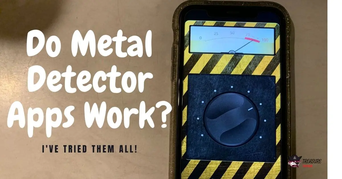 An Iphone Showing a Metal Detector App - Do Metal Detector Apps Work?