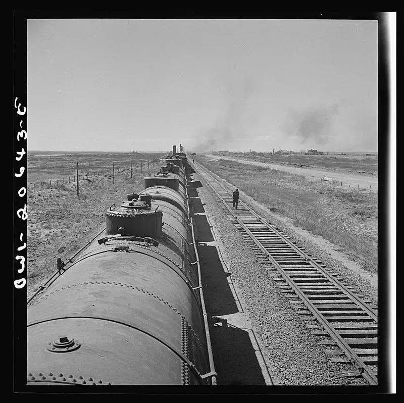 Santa Fe Railroad Near Tolar, NM