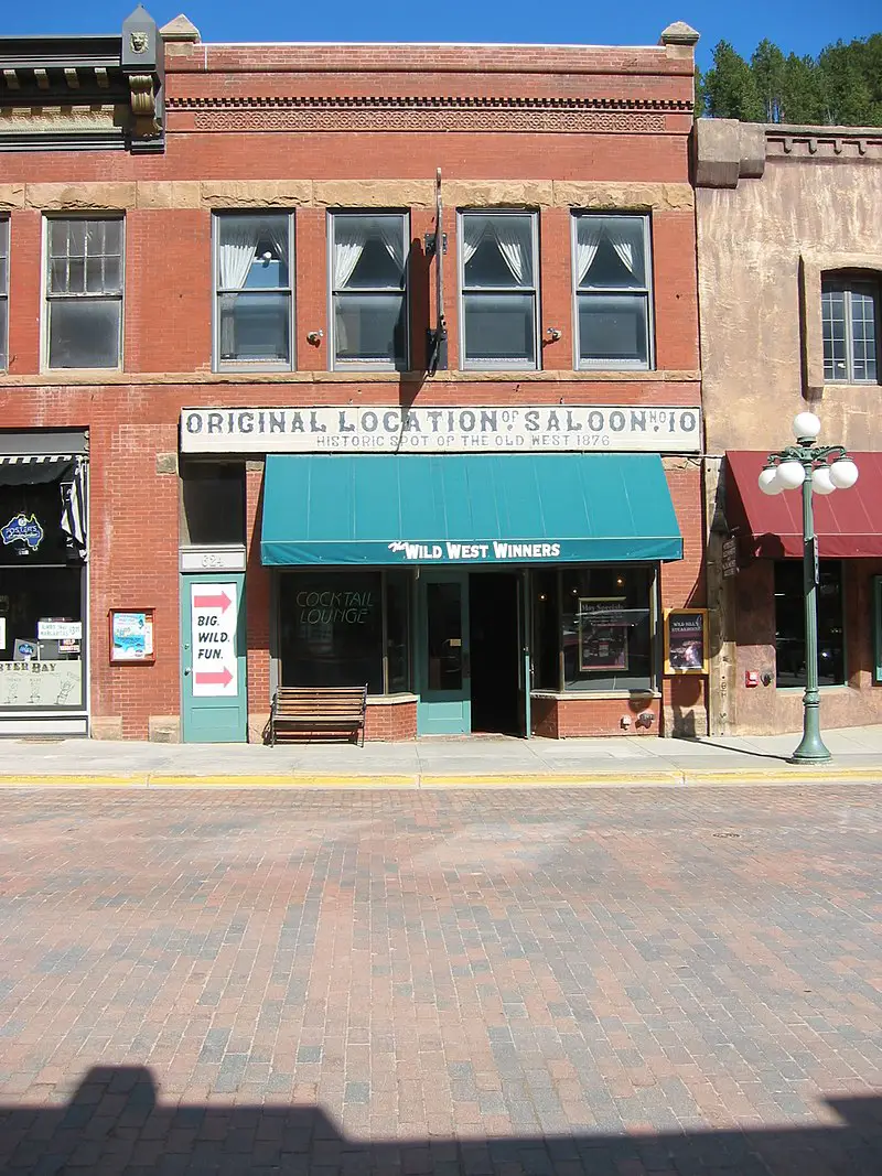 Original Location of Nuttal and Mann's Saloon Where Wild Bill Hickok was killed 