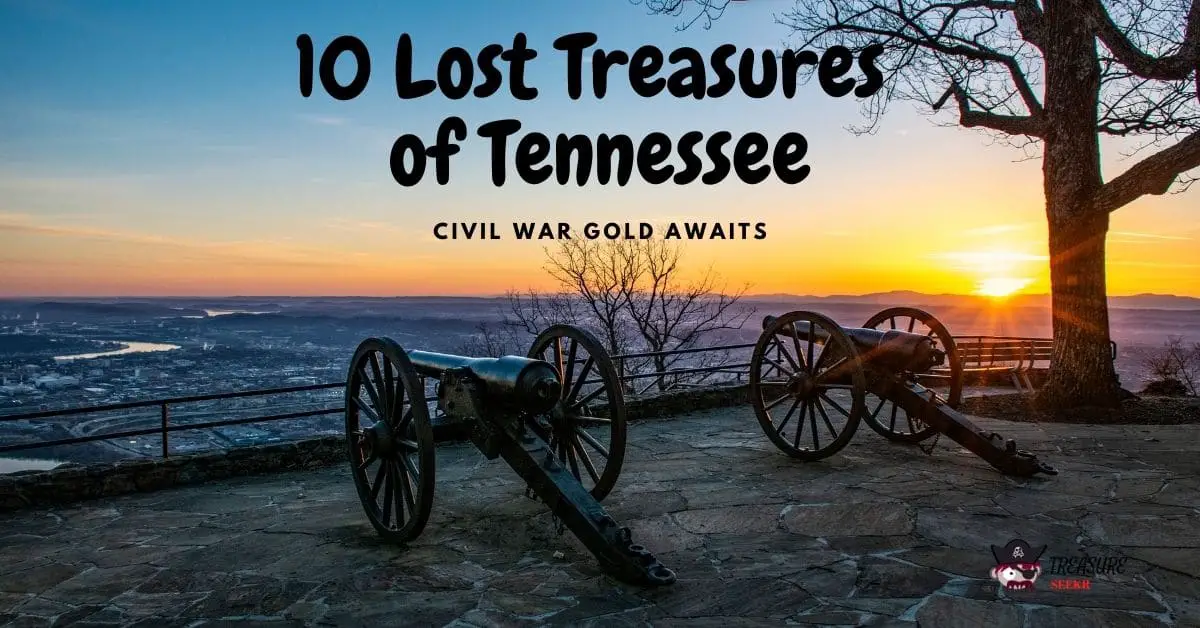 Two cannons overlooking Chattanooga TN - Lost Treasures of Tennessee